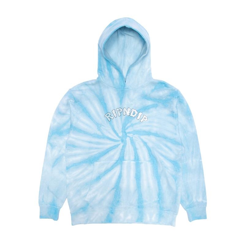 Light Blue Ripndip Sent From Heaven Hoodie | USAPQ2420