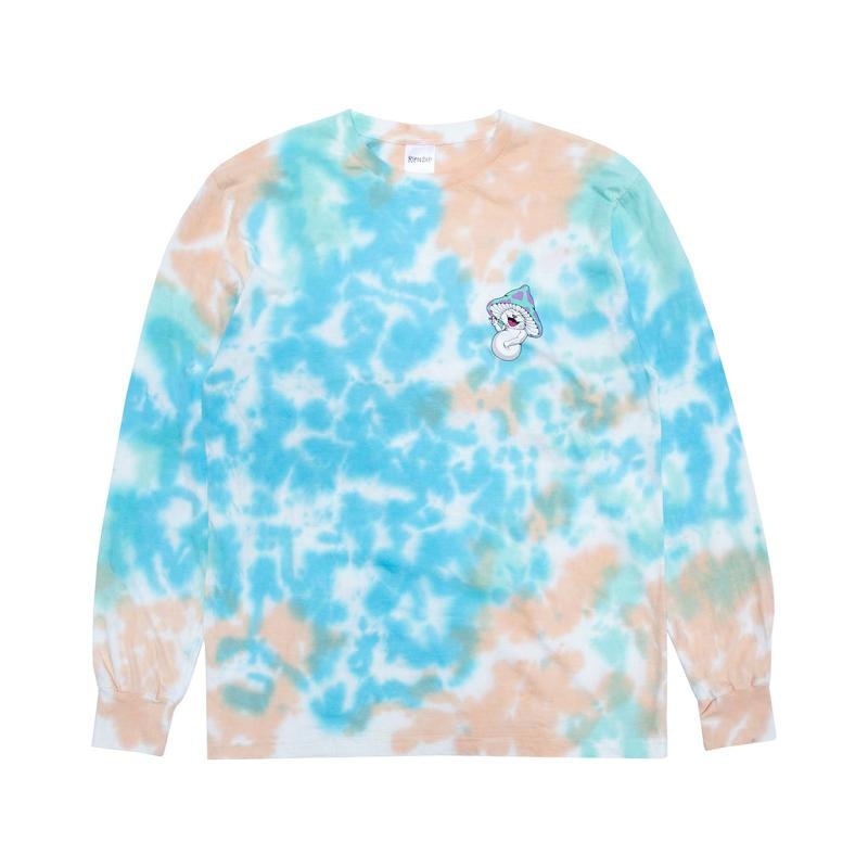 Light Blue / Coral Ripndip Kaleidoscopic Long Sleeve | USAVD2563