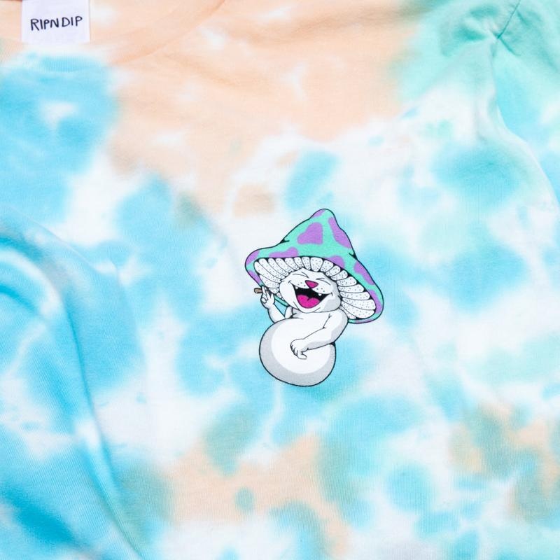 Light Blue / Coral Ripndip Kaleidoscopic Long Sleeve | USAVD2563