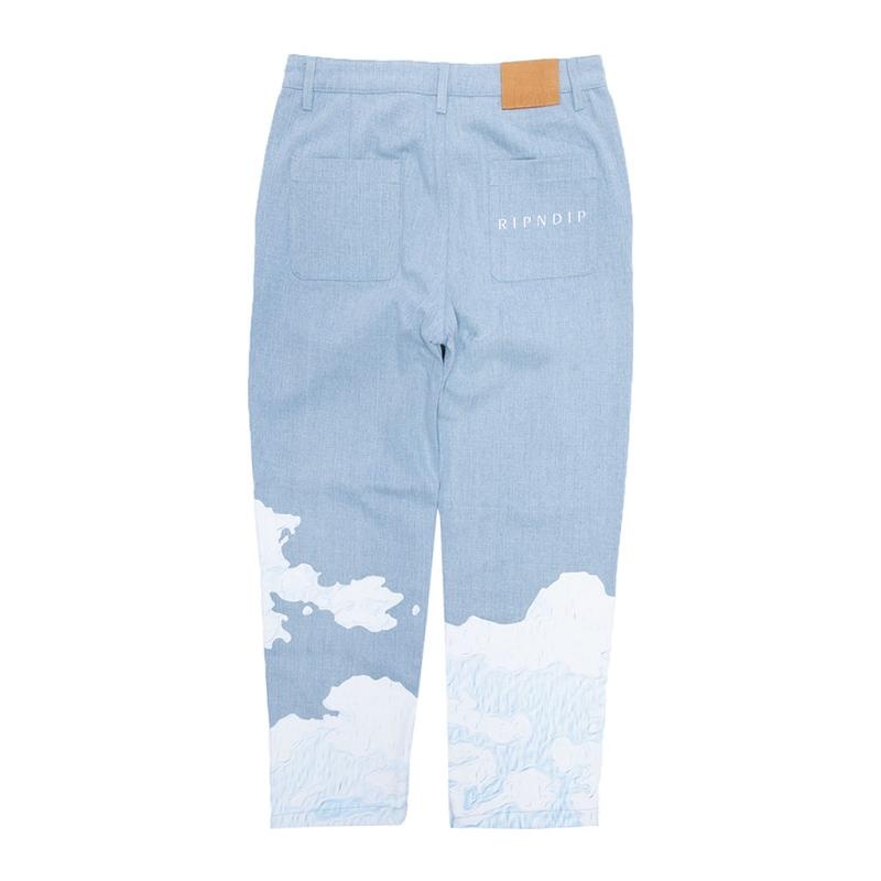 Light Wash Ripndip Heaven And Hell Denim Pants | USARW2608