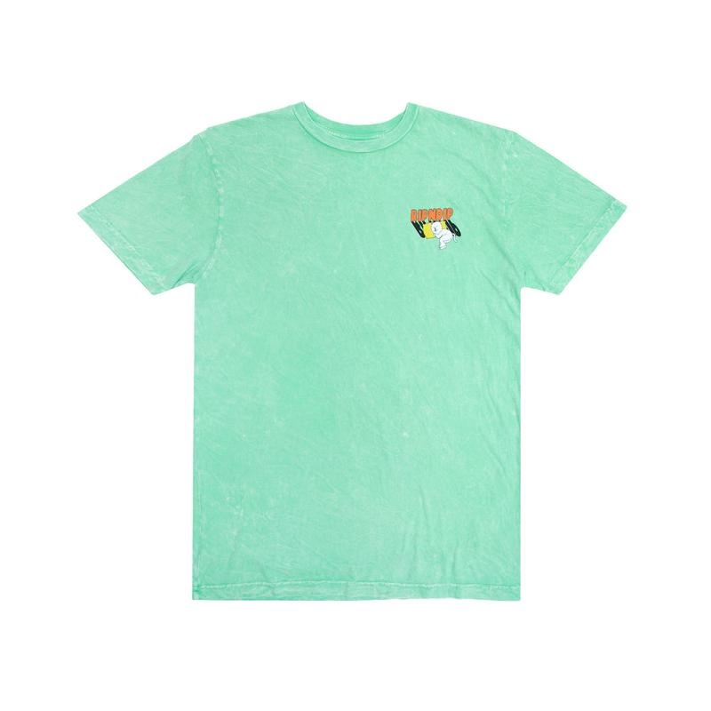 Mint Wash Ripndip Summer Camp Shirts | USASO2716