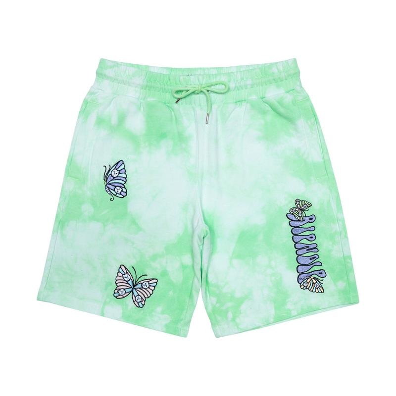 Mint Wash Ripndip Think Factory Sweat Shorts | USATV2794