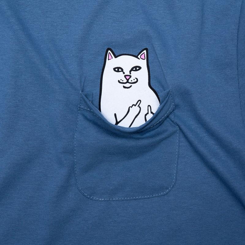 Navy Ripndip Lord Nermal Pocket Shirts | USARW2635