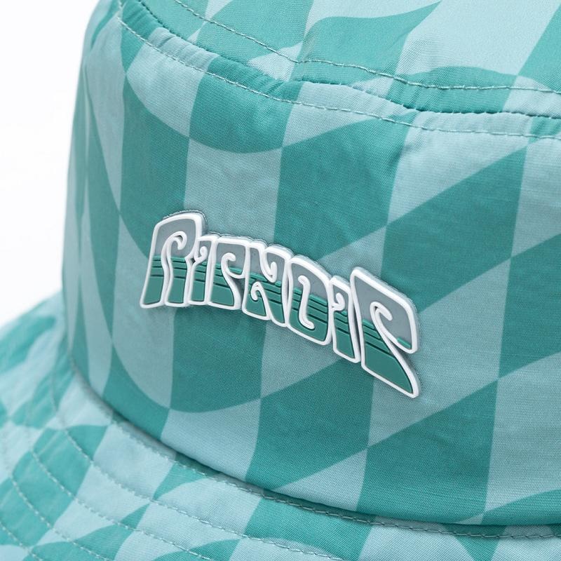 Olive Ripndip Checked Bucket Hats | USAUT2934