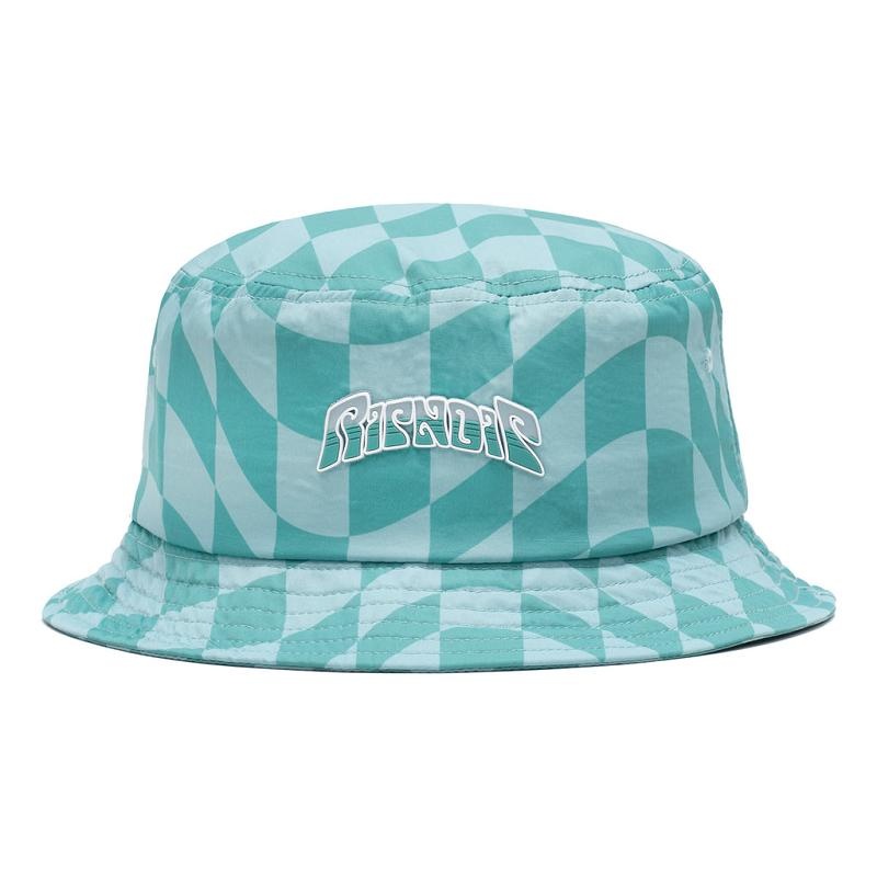 Olive Ripndip Checked Bucket Hats | USAUT2934