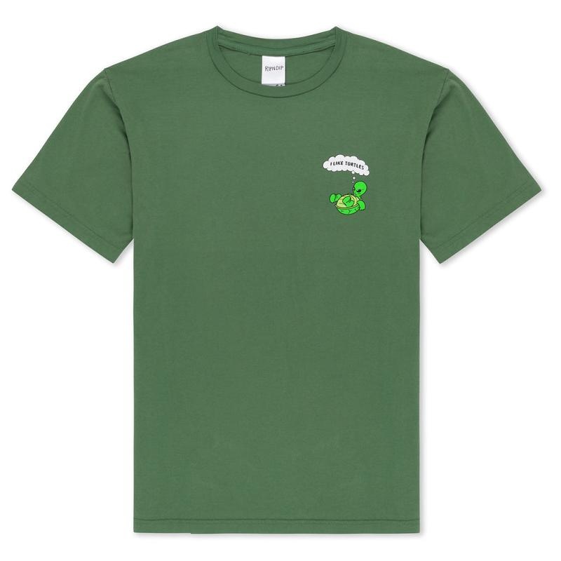 Olive Ripndip I Like Turtles Shirts | USAMA2781