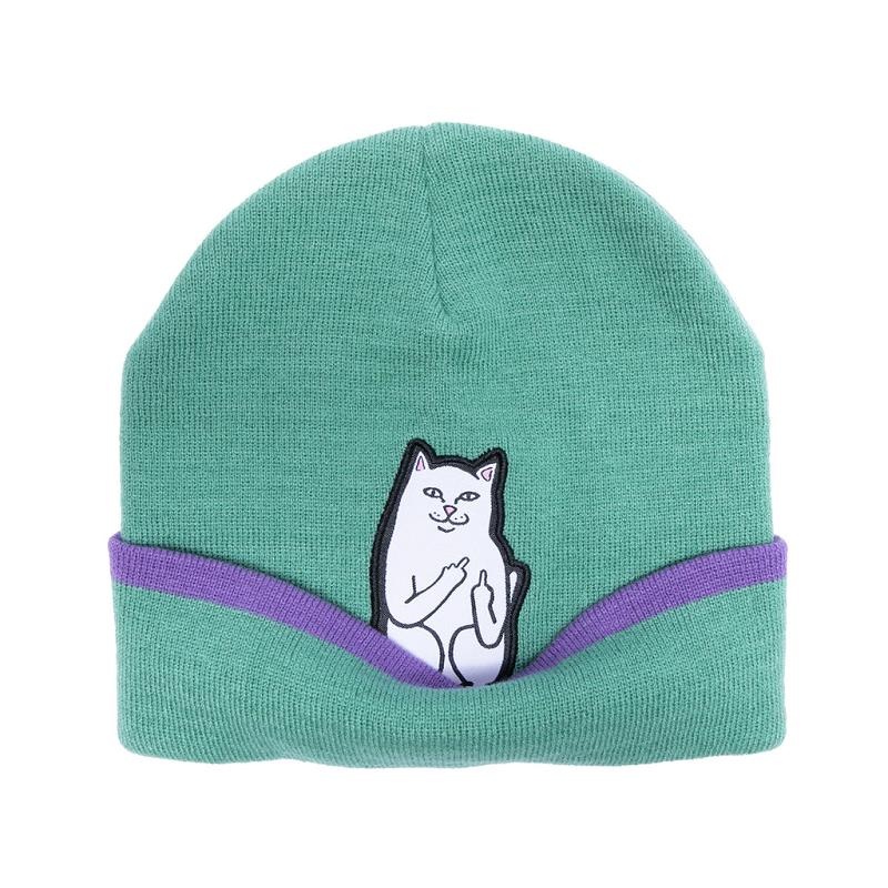 Olive Ripndip Lord Nermal Beanie | USAHK2906