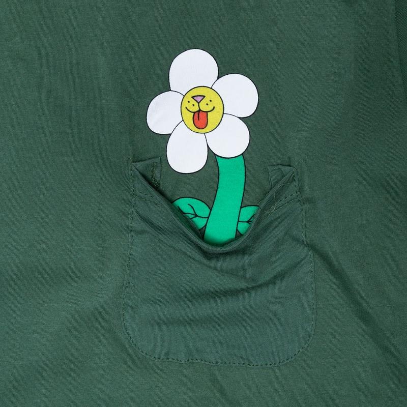 Olive Ripndip Nerms Of A Feather Pocket Shirts | USAGL2642