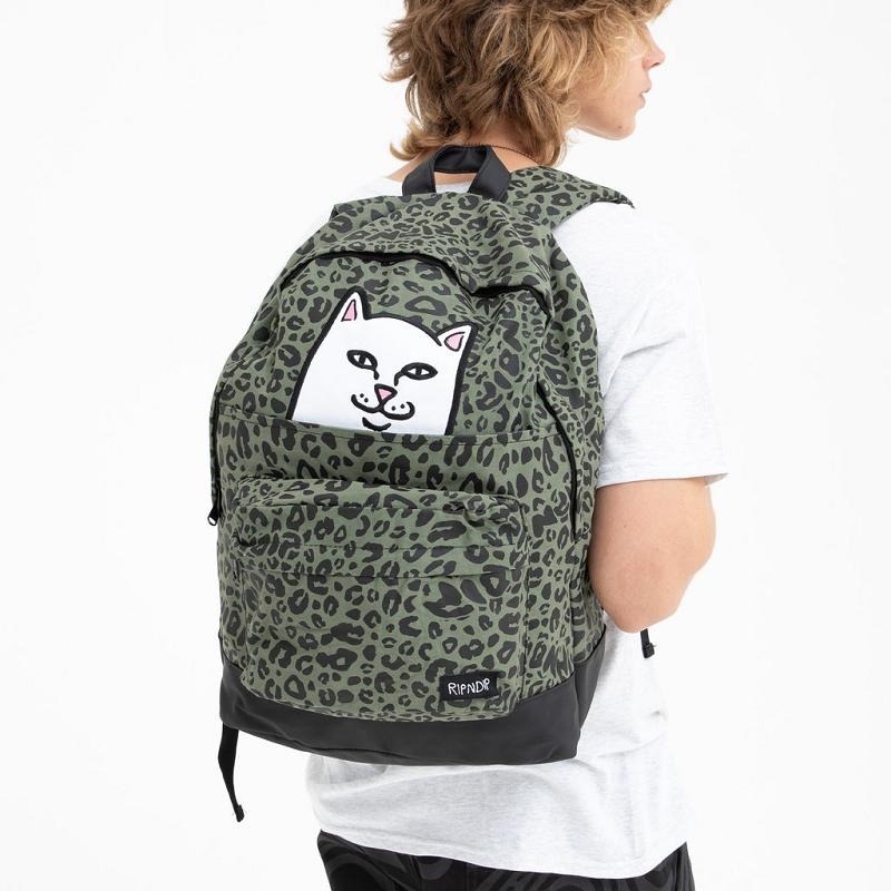 Olive Ripndip Spotted Backpacks | USANB2258