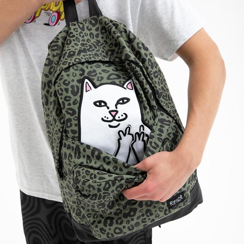 Olive Ripndip Spotted Backpacks | USANB2258