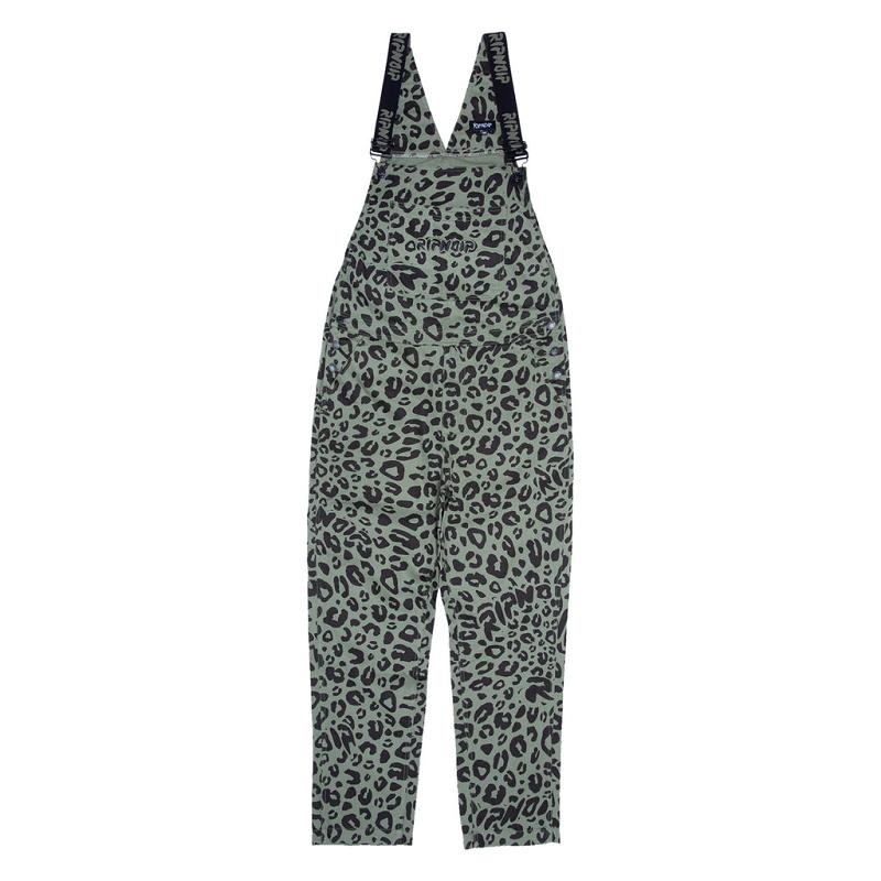 Olive Ripndip Spotted Cotton Twill Overalls Pants | USAFM2598