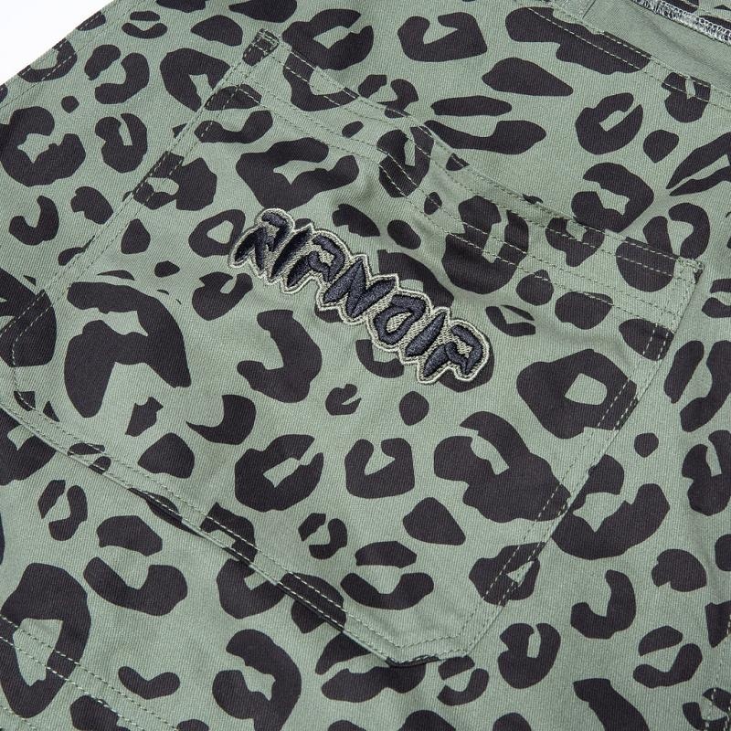 Olive Ripndip Spotted Cotton Twill Overalls Pants | USAFM2598