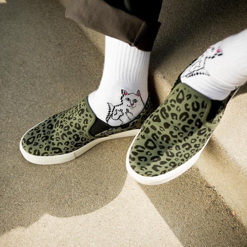 Olive Ripndip Spotted Slip On Slip On Shoes | USAJJ2976