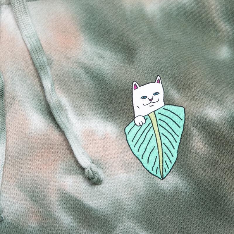 Olive / Orange Ripndip Nermal Portrait Hoodie | USAQZ2429