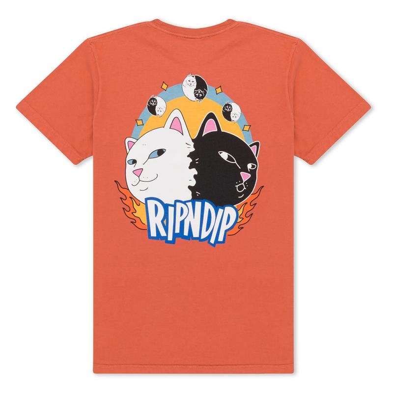 Orange Ripndip Morph Shirts | USATV2776