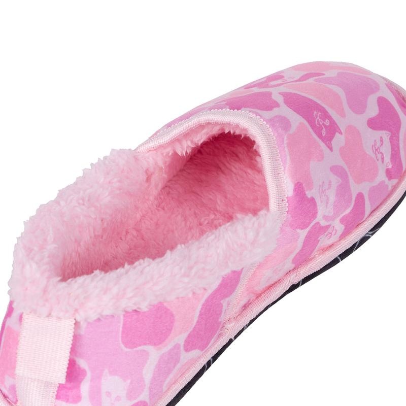 Pink Camo Ripndip Nermal Camo House Slippers | USAFM2998