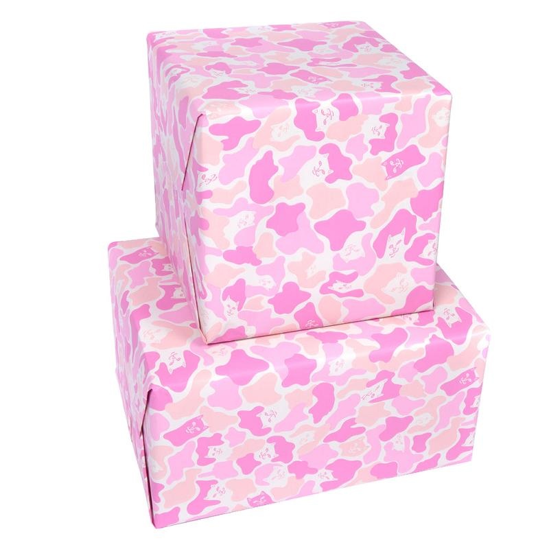 Pink Camo Ripndip Nermal Camo Wrapping Paper Accessories | USARW2029