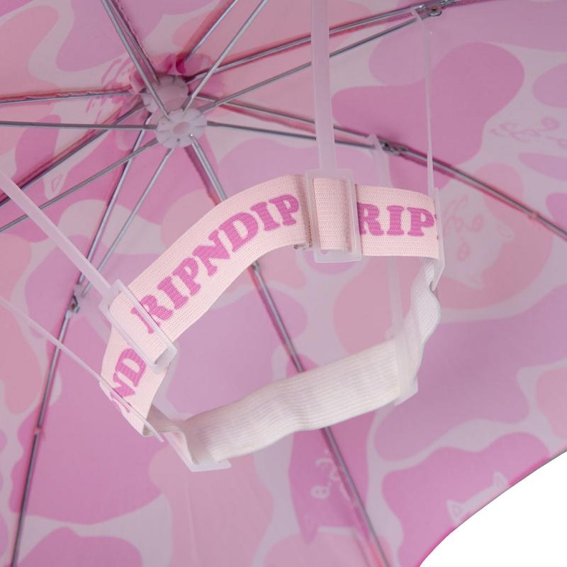 Pink Ripndip Camo Umbrella Hat Umbrellas | USATV2373