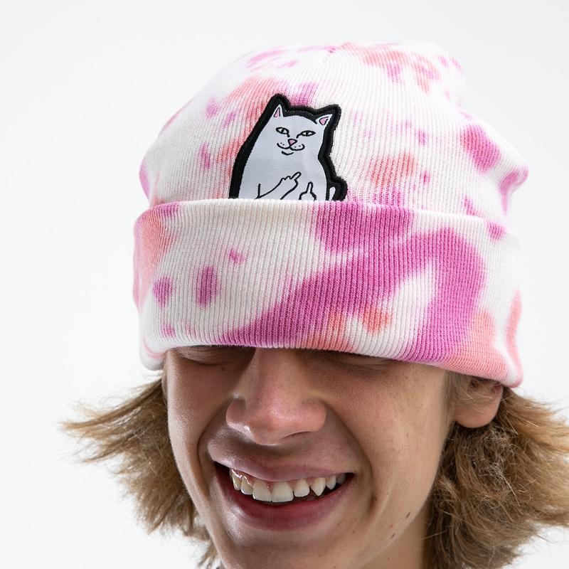 Pink Ripndip Lord Nermal Beanie | USAYU2917