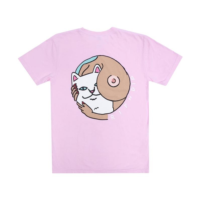 Pink Ripndip Must Be Nice Boobies Shirts | USAPQ2718