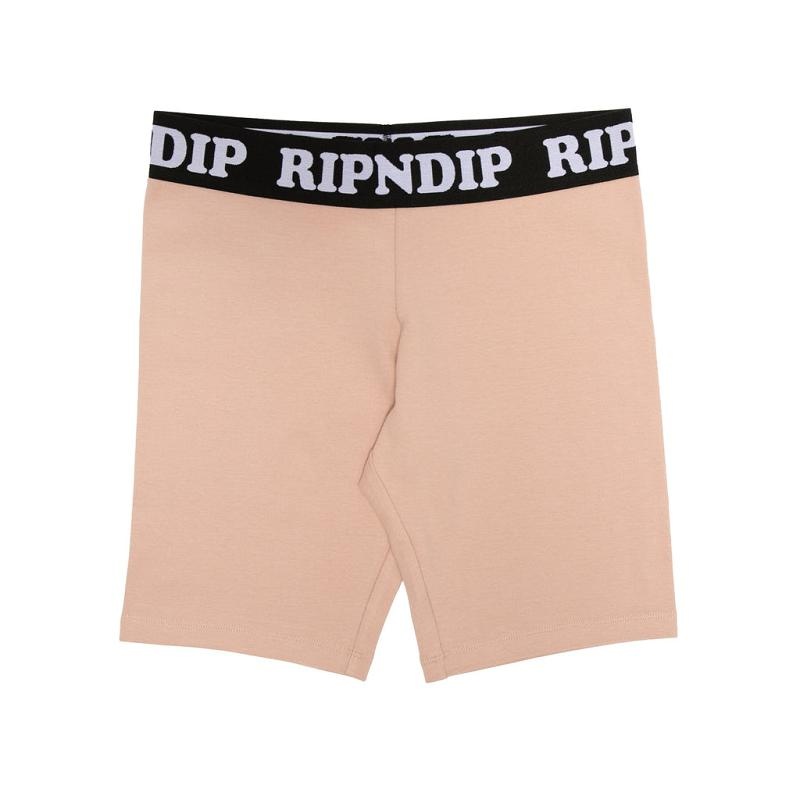 Pink Ripndip Peeking Nermal Biker Shorts | USAYU2846