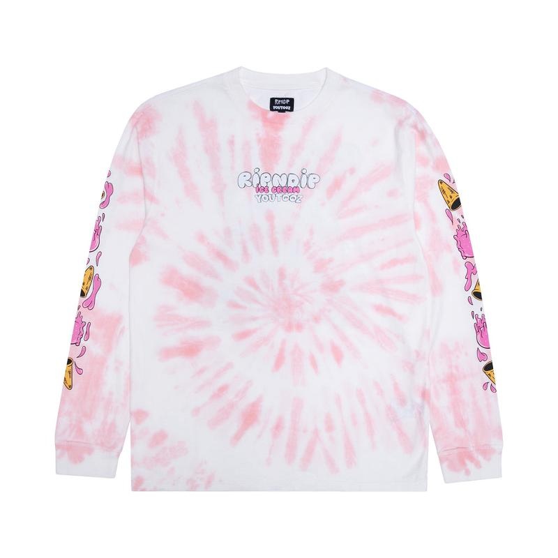 Pink Ripndip Youtooz Crazy Cream Truck Long Sleeve | USARW2582