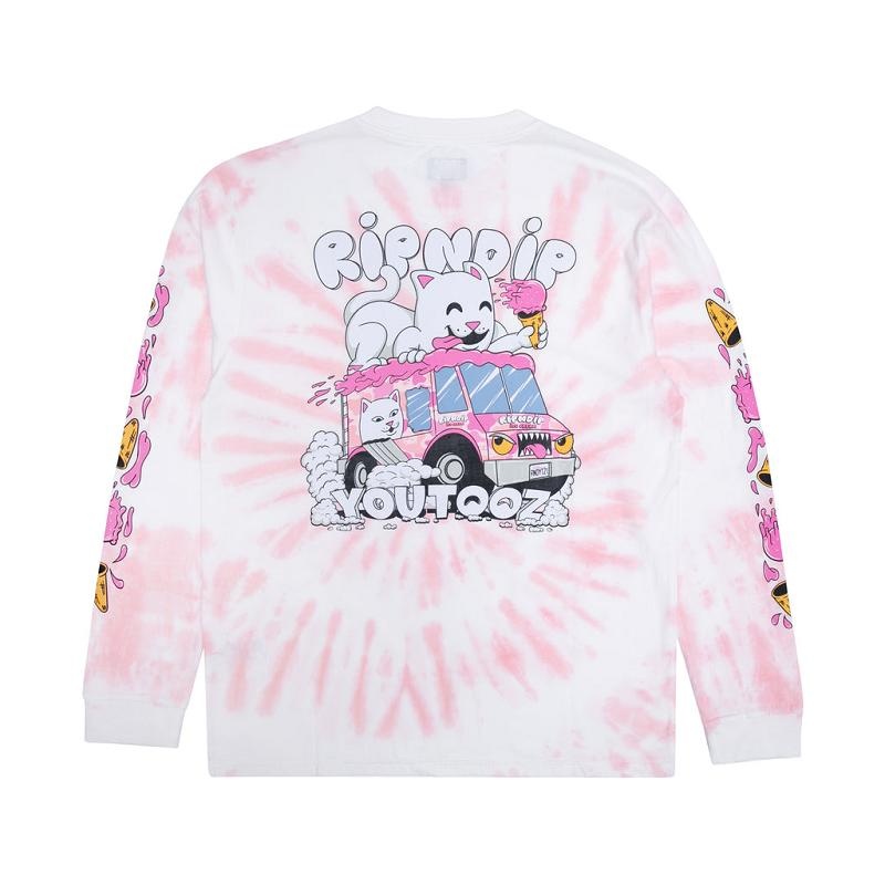 Pink Ripndip Youtooz Crazy Cream Truck Long Sleeve | USARW2582