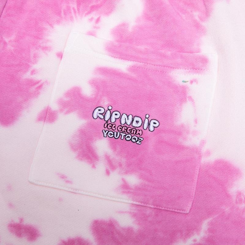 Pink Ripndip Youtooz Ice Cream Sweat Shorts | USAIS2844