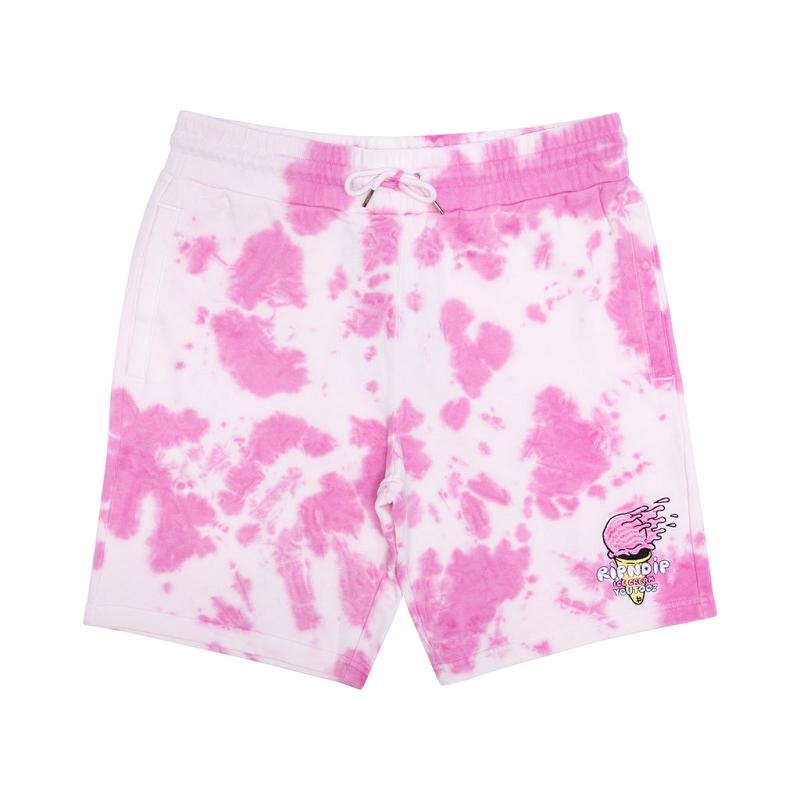 Pink Ripndip Youtooz Ice Cream Sweat Shorts | USAIS2844