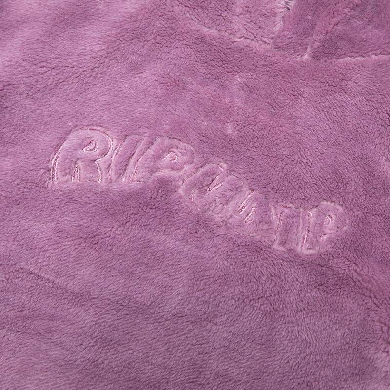 Purple Ripndip Waves Sherpa Hoodie | USAAP2471