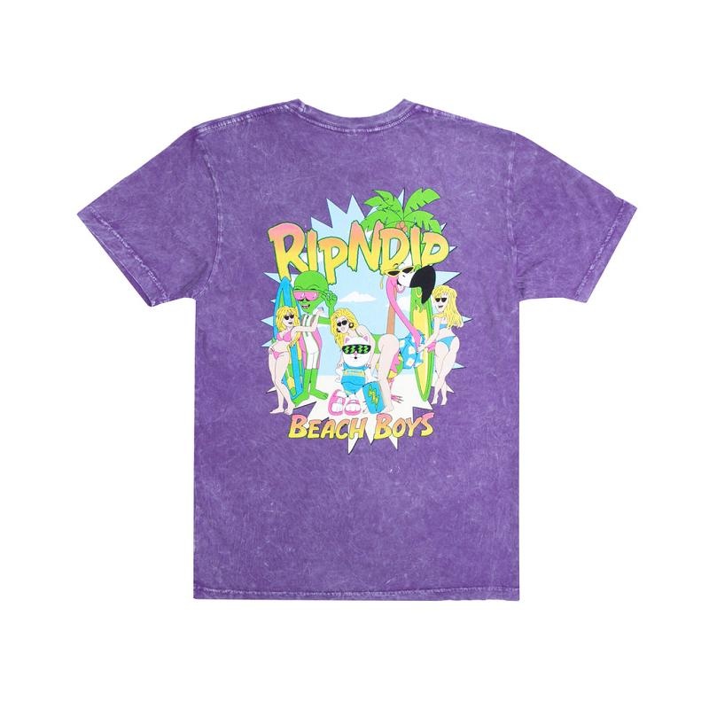 Purple Wash Ripndip Beach Boys Shirts | USAOR2701