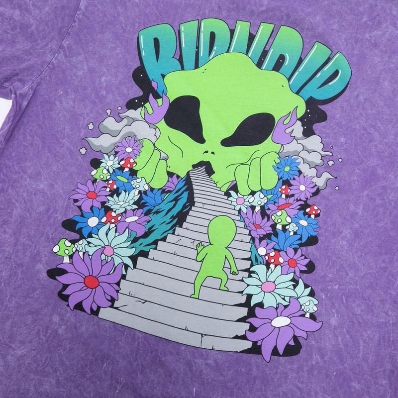 Purple Wash Ripndip The Unknown Shirts | USACE2732