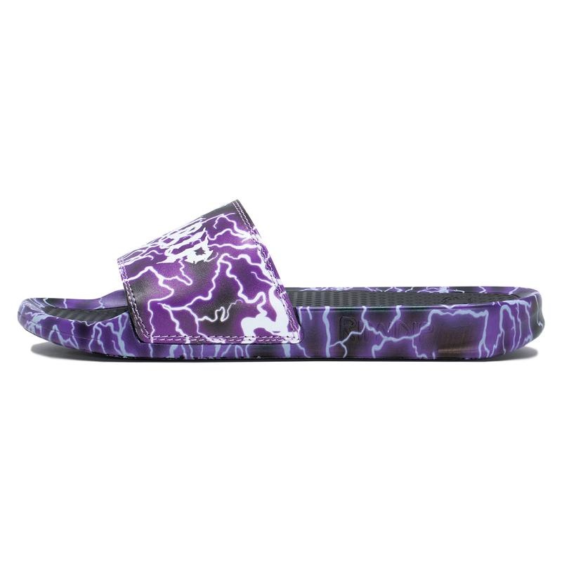 Purple / Black Ripndip Nikola Slides | USAIS2986