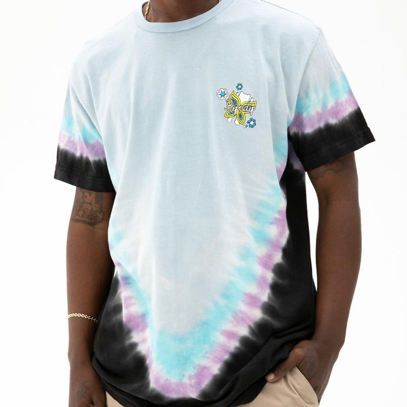 Purple / Blue Ripndip Promised Land Shirts | USAXF2662