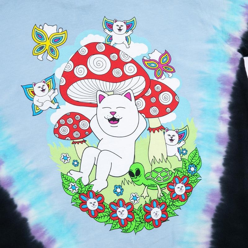 Purple / Blue Ripndip Promised Land Shirts | USAXF2662