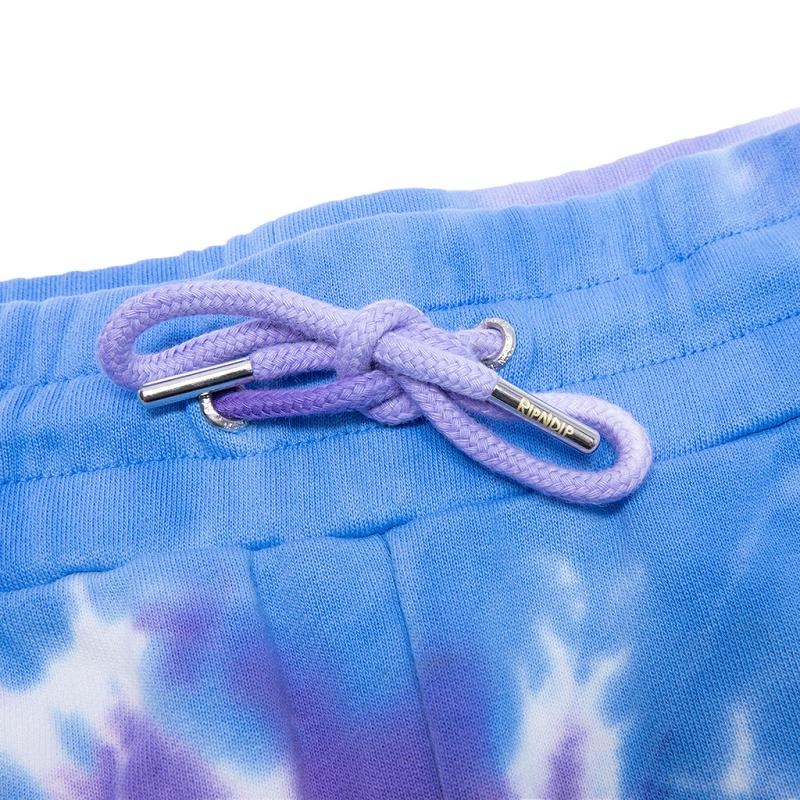 Purple / Purple Ripndip Friday Jr Sweat Shorts | USARW2821