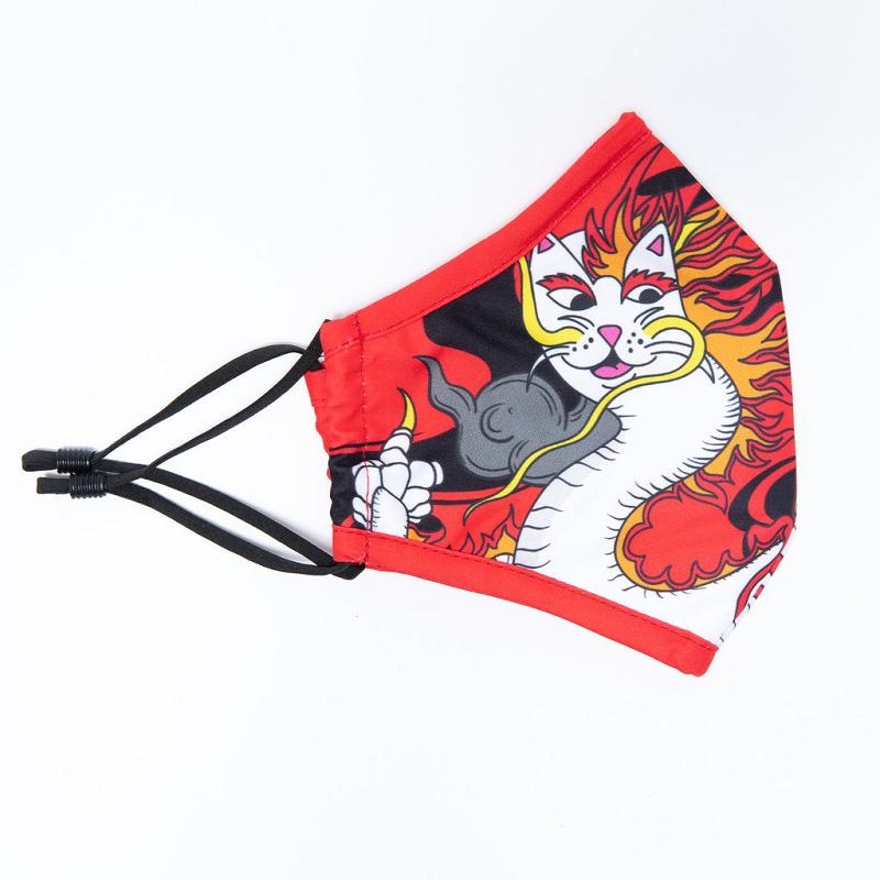 Red Ripndip Dragonerm Face Mask Accessories | USAXF2046