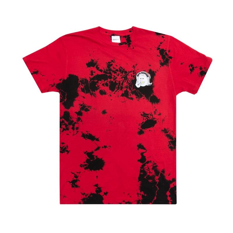 Red / Black Ripndip Adios Muchacho Shirts | USABC2659