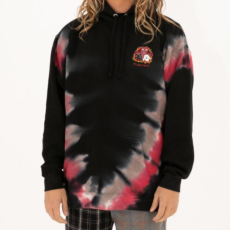 Red / Black Ripndip Dark Side Hoodie | USADN2417