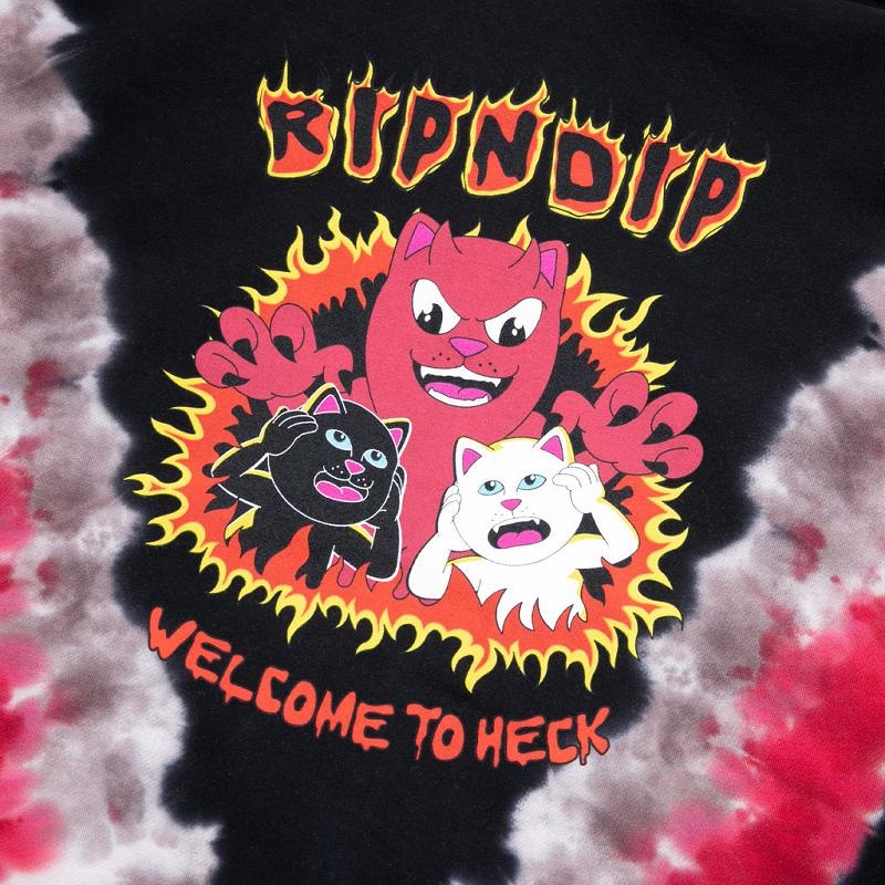 Red / Black Ripndip Dark Side Hoodie | USADN2417