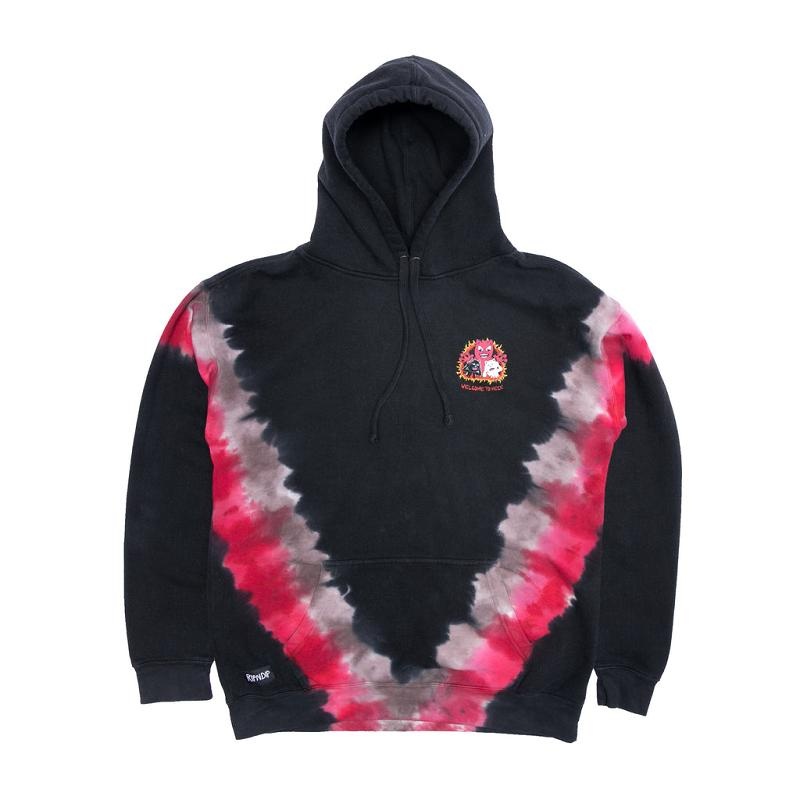 Red / Black Ripndip Dark Side Hoodie | USADN2417