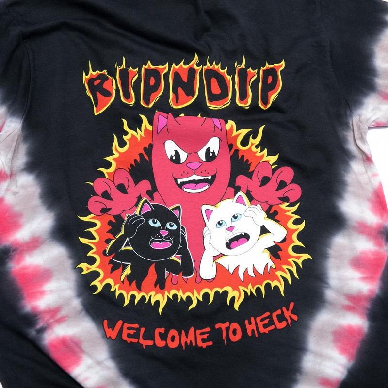 Red / Black Ripndip Dark Side Shirts | USANB2658