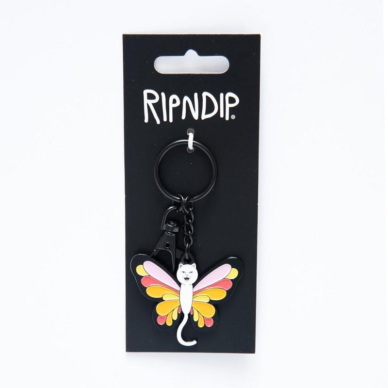 Ripndip Butterfly Nerm Metal Keychain Accessories | USADN2090