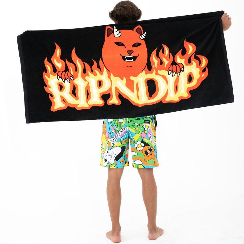 Ripndip Devils Work Beach Towel Accessories | USARW2185