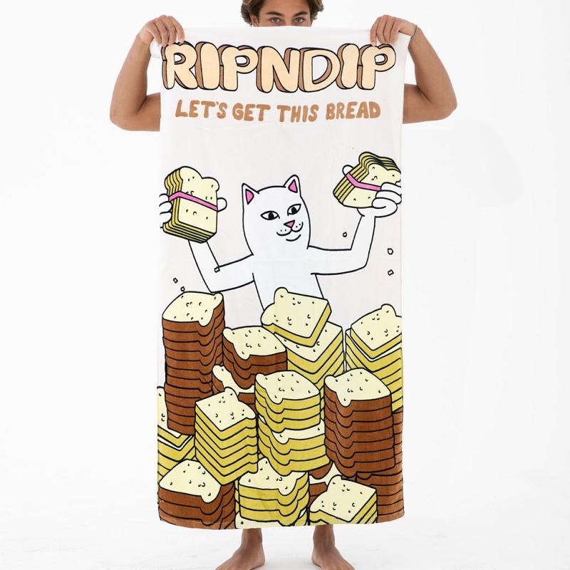 Ripndip Lets Get This Bread Beach Towel Accessories | USAEX2184