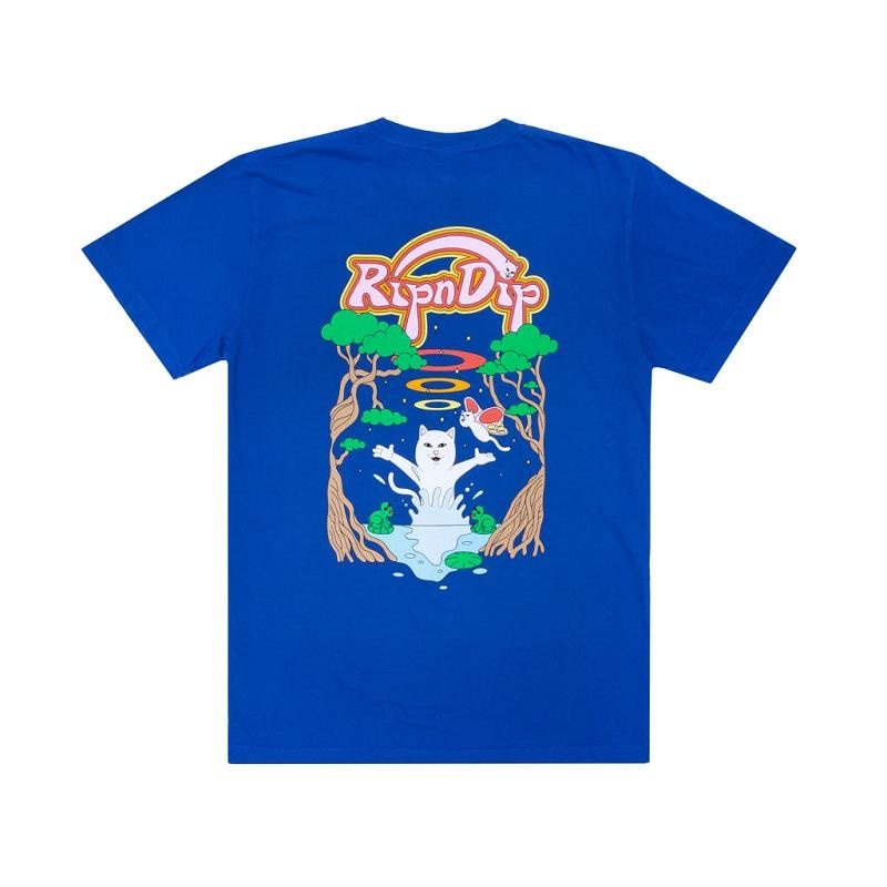 Royal Blue Ripndip Down By The River Shirts | USADN2644