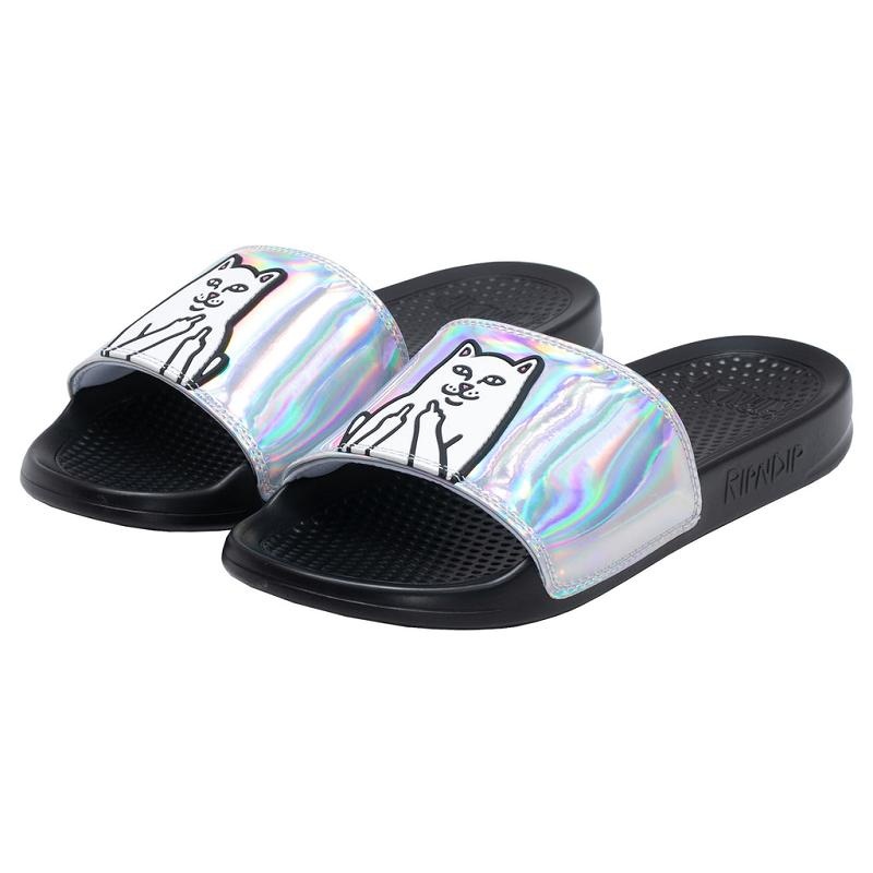 Silver Ripndip Lord Nermal Slides | USARW2990