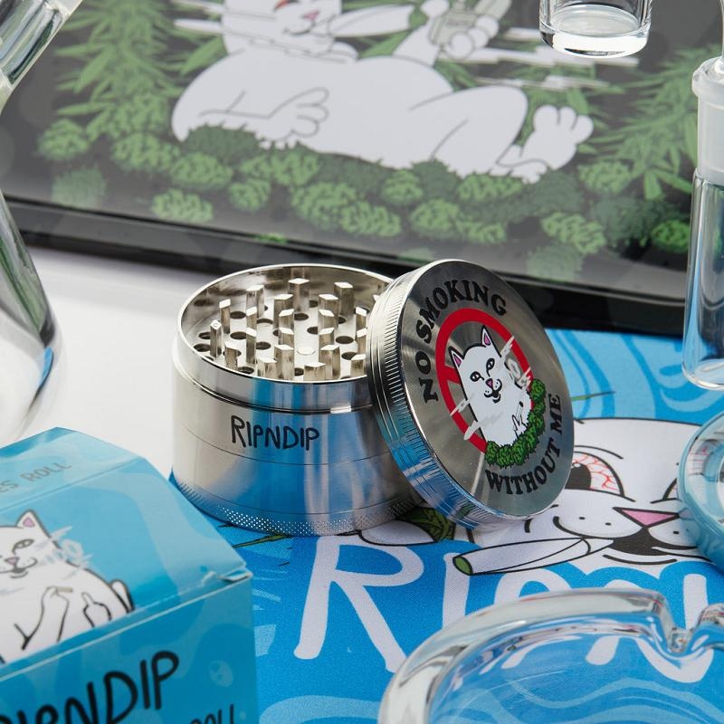 Silver Ripndip No Smoking Grinder Accessories | USABC2101