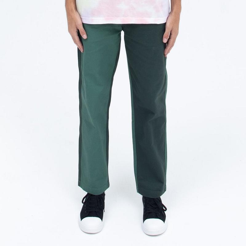 Turquoise Ripndip Sensai Cotton Twill Embroidered Pants | USALH2593