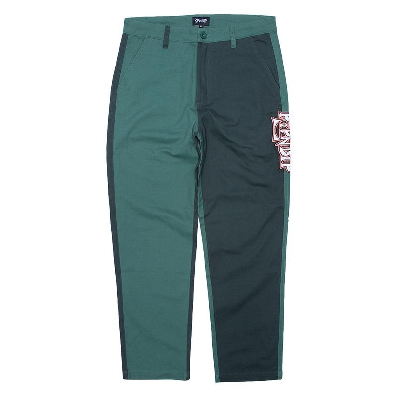 Turquoise Ripndip Sensai Cotton Twill Embroidered Pants | USALH2593